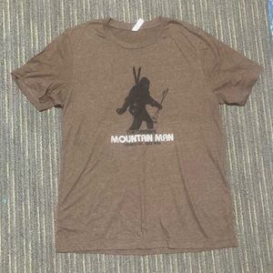 Bella Canvas Brown Graphic Tee